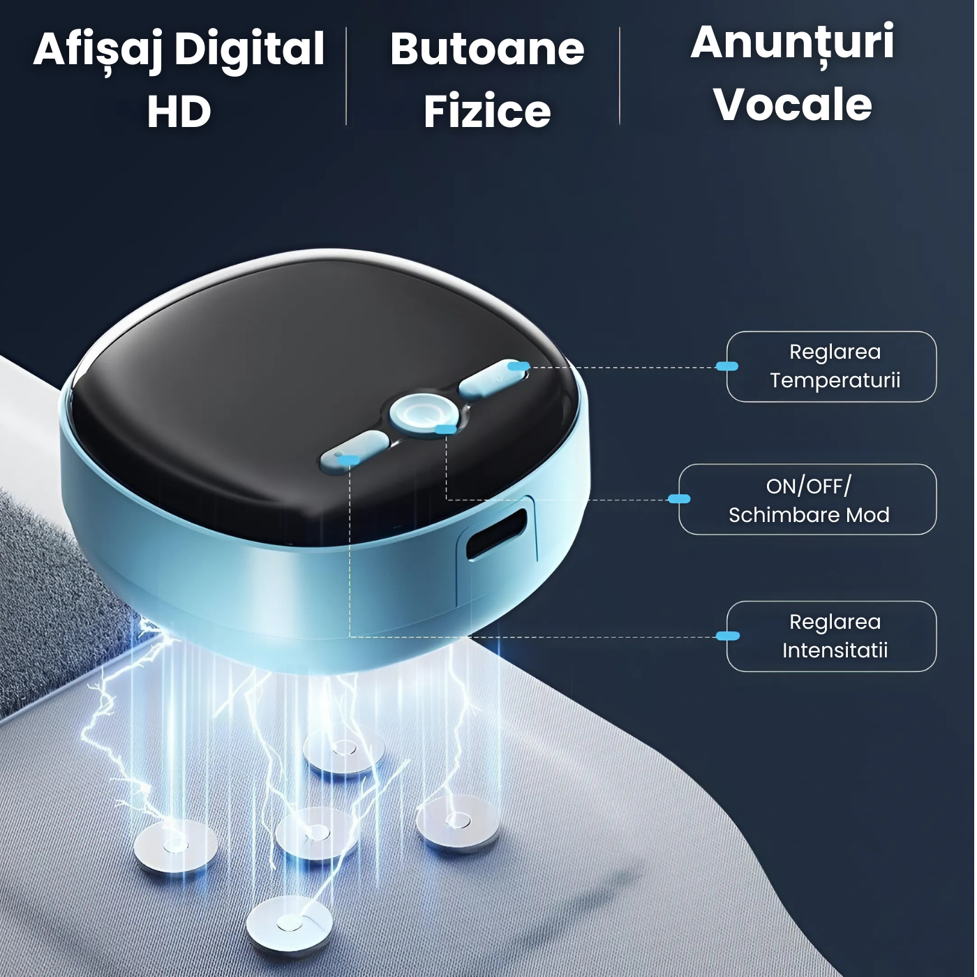 Suport Mana 3 In 1 EMS Si Caldura Pentru Dureri La Incheietura